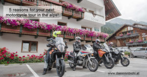 motorcycle holiday in the alps