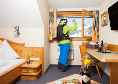 Doppelzimmer für Skifahrer