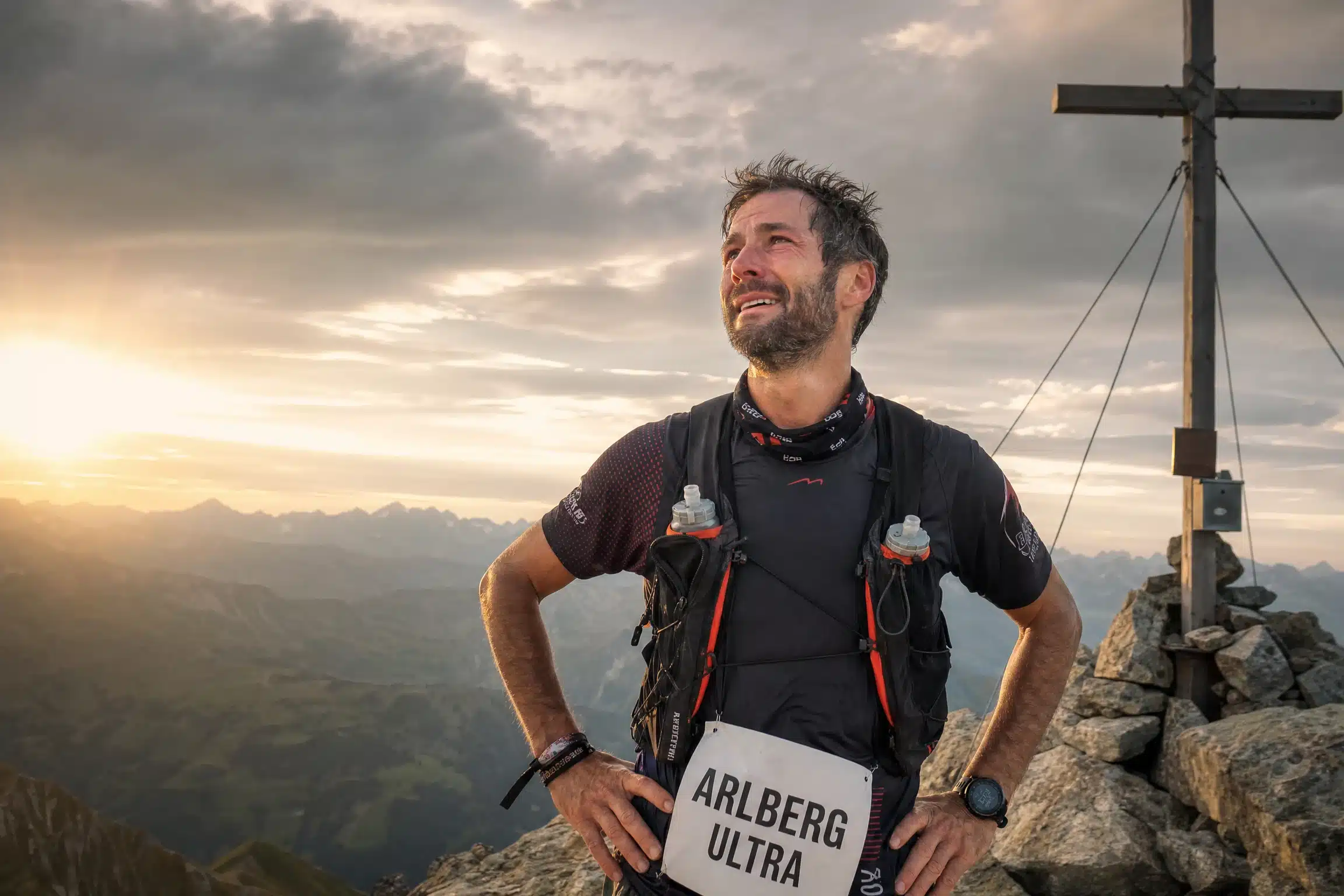 Arlberg Ultra 2027 23 Trail runner in the Arlberg mountains